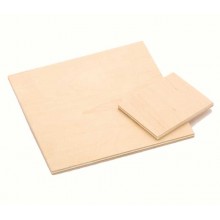 Wooden tablets 16 x 16 cm sharp corners