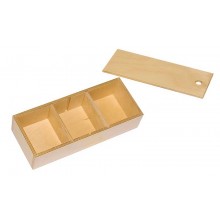 Plywood box 24x8x7 with 2 boards