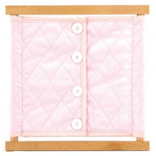 Buttoning Frame With Large Buttons--Plain cloth