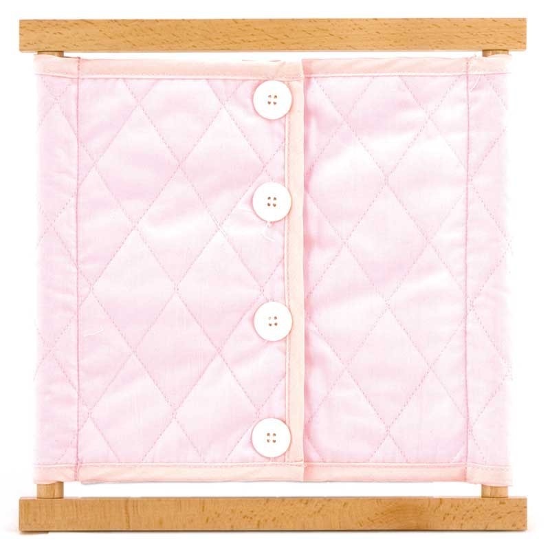 Buttoning Frame With Large Buttons--Plain cloth Buttoning Frame With Large Buttons--Plain cloth