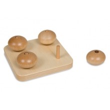 4 Ellipsoiden auf Vertikalstiften