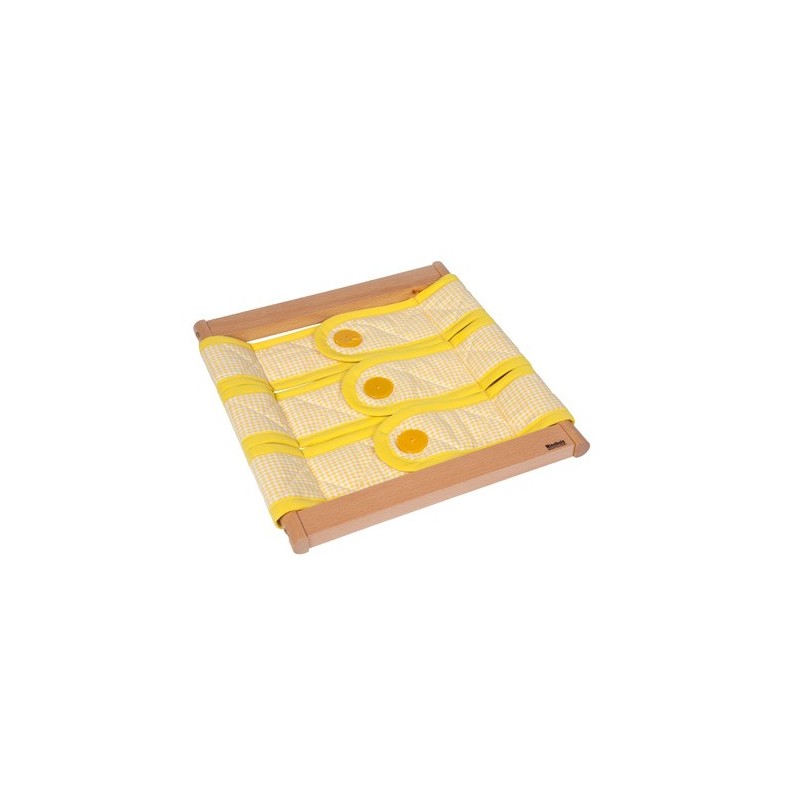 Infant / Toddler Dressing Frame: 3 Buttons Infant / Toddler Dressing Frame: 3 Buttons