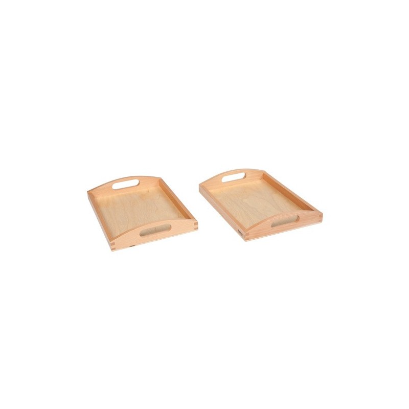 Wooden Tray Small: Set Of 2 Wooden Tray Small: Set Of 2