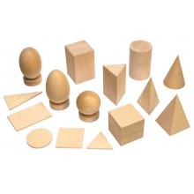 Geometric body 6 cm natural