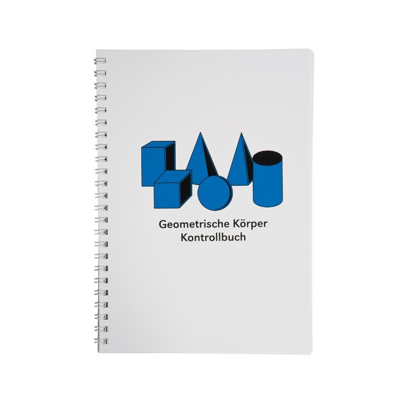 Control book for the geometric bodies