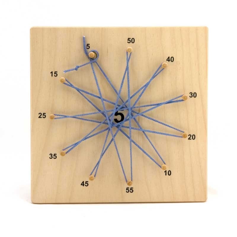 Number stars painted in wooden box Number stars painted in wooden box