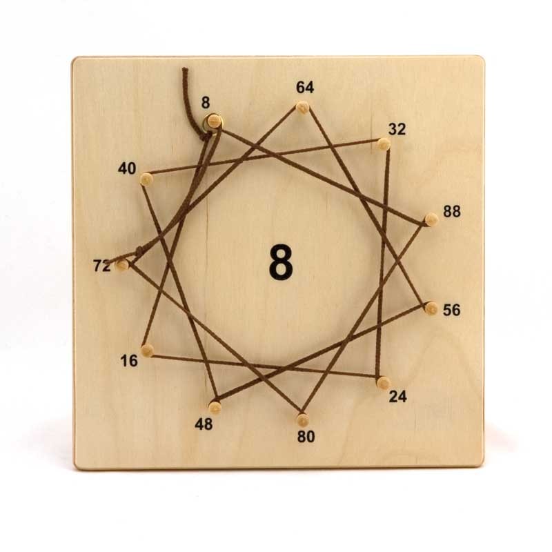 Zahlensterne in HOLZbox  lackiert Zahlensterne in HOLZbox  lackiert