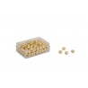 100 Golden Bead Units: Individual Beads Nylon (with hole) 100 Golden Bead Units: Individual Beads Nylon (with hole)