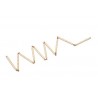 Golden Bead Chain Of 100: Individual Beads Glass