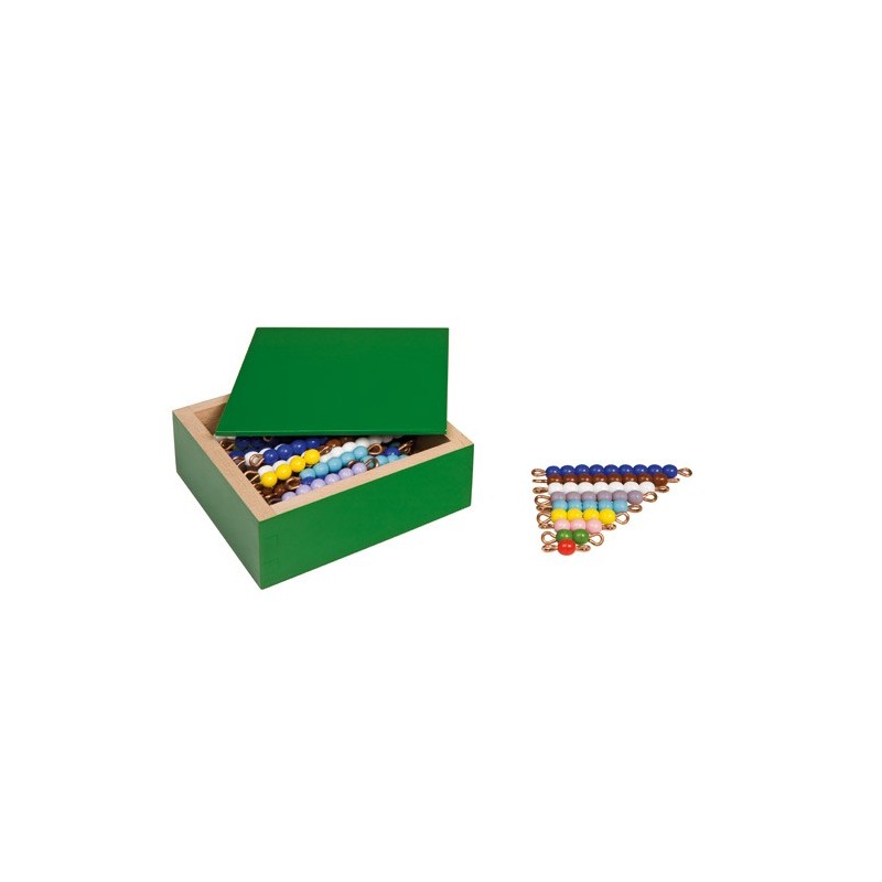 Colored Bead Stairs: Individual Beads Glass: 10 Sets Colored Bead Stairs: Individual Beads Glass: 10 Sets