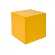 One Yellow Cube: (27 x 27 x 27 cm)