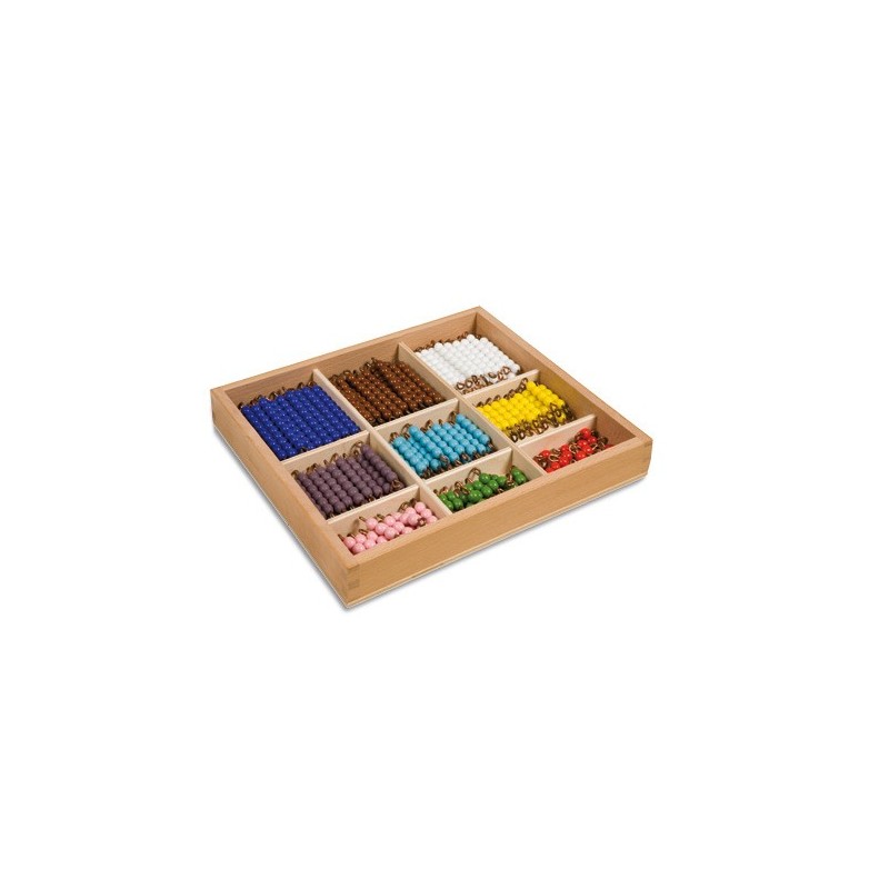 Kasten mit Perlenstäbchen für das Multiplikationsbrett: Lose Perlen (Kunststoff) Kasten mit Perlenstäbchen für das Multiplikationsbrett: Lose Perlen (Kunststoff)