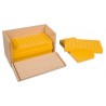 Five Yellow Prisms In Wooden Box Five Yellow Prisms In Wooden Box