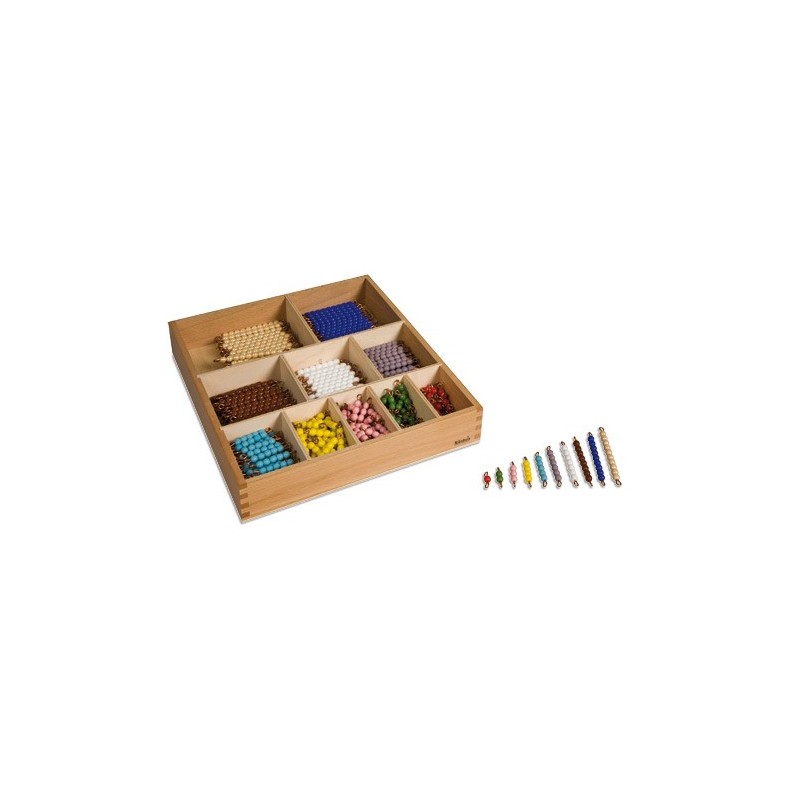 Decanomial Bead Bar Box: Individual Beads Glass Decanomial Bead Bar Box: Individual Beads Glass