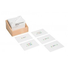 Box with task cards for the golden pearl material