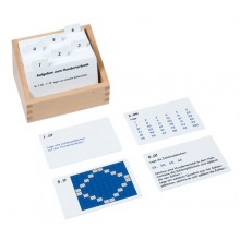 Box with task cards for the hundreds board
