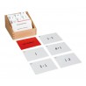 Box with task cards for fractional calculation 1