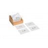 Box with task cards for fractional calculation 3