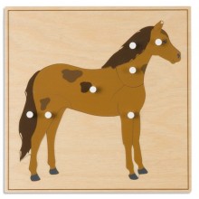 Zvieracie puzzle: kôň