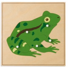 Holz-Puzzle - Frosch