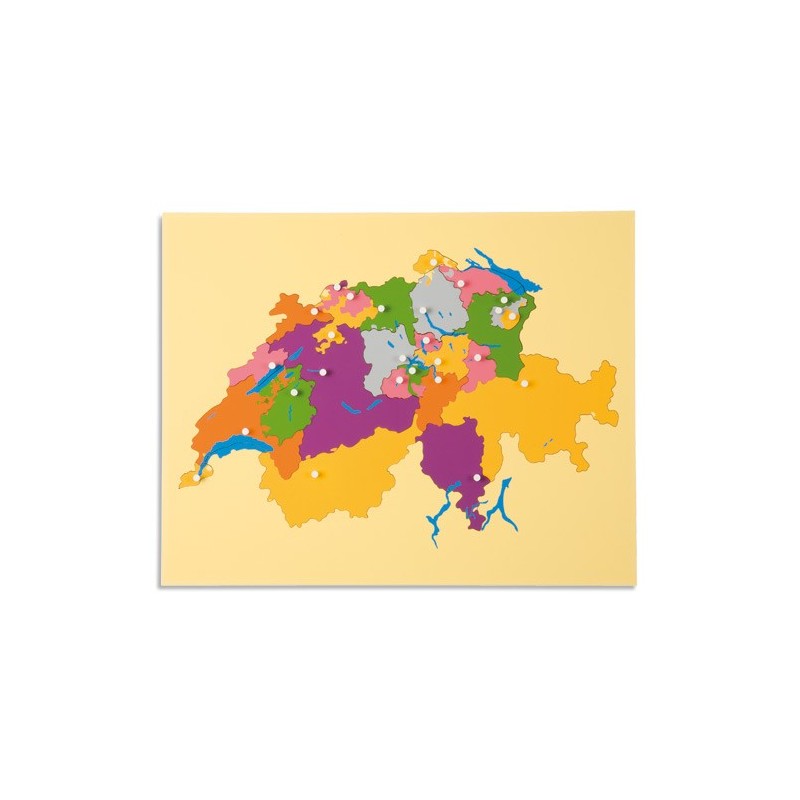Puzzle Map: Switzerland Puzzle Map: Switzerland