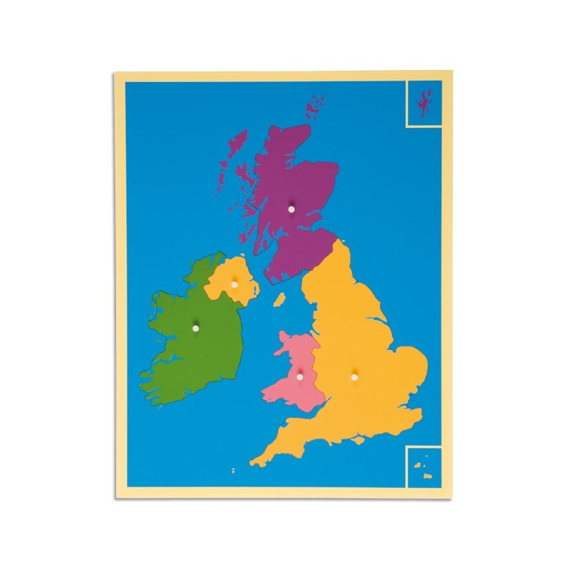 Puzzlekarte Großbritannien und Irland Puzzlekarte Großbritannien und Irland