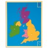 Puzzlekarte Großbritannien und Irland Puzzlekarte Großbritannien und Irland