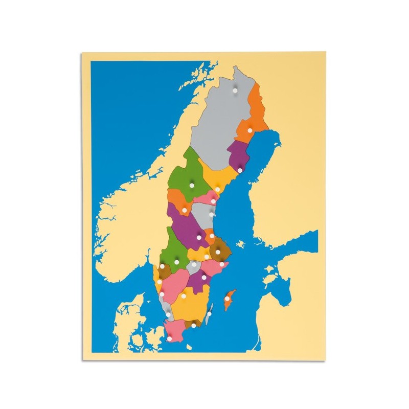 Puzzle Map: Sweden Puzzle Map: Sweden