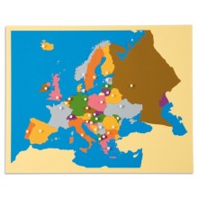 Puzzle mapa Európy