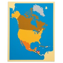 Severná Amerika logická mapa