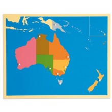 Puzzlekarte Australien