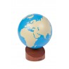 Globe Of Land & Water: Painted Globe Of Land & Water: Painted