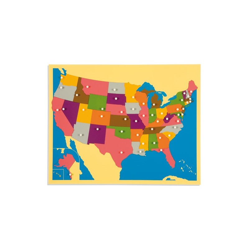 Puzzlekarte Vereinigte Staaten von Amerika Puzzlekarte Vereinigte Staaten von Amerika