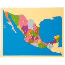 Puzzlekarte Mexiko