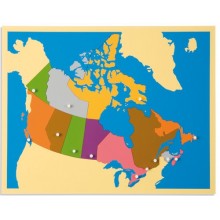 Puzzlekarte Kanada