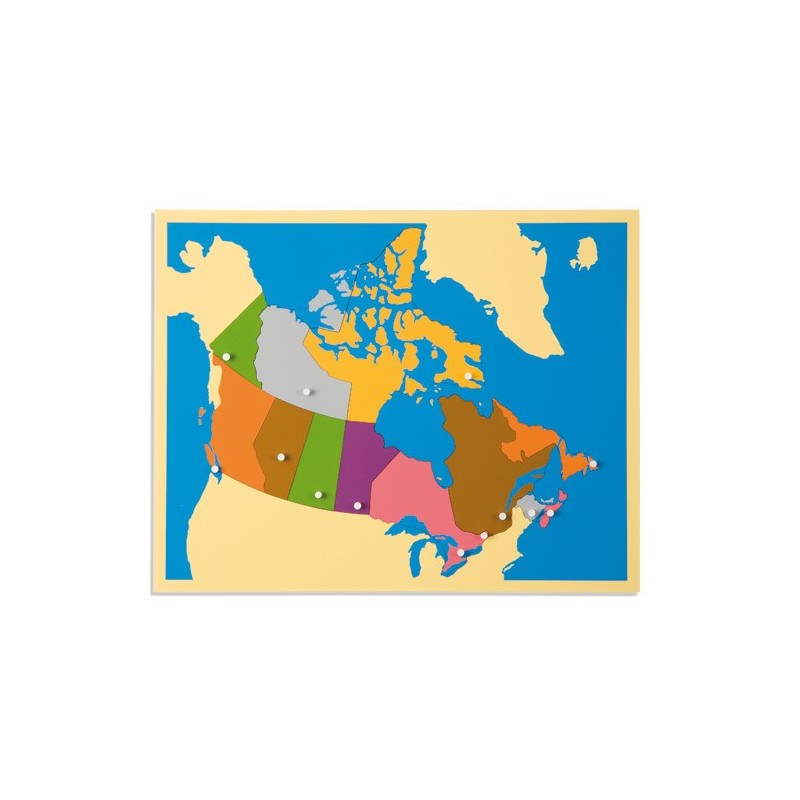 Puzzlekarte Kanada Puzzlekarte Kanada