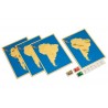 Four Maps Of South America Four Maps Of South America