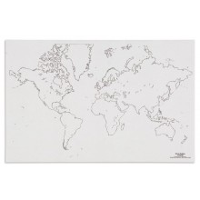 Weltkarte - Umriss