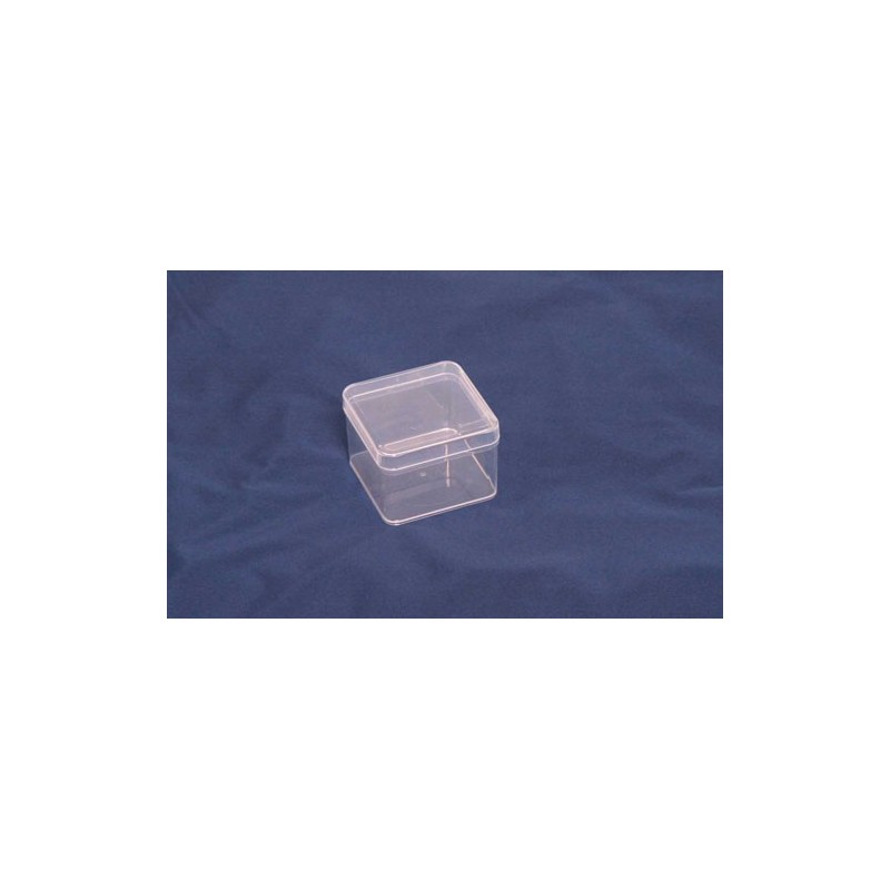 Transparent plastic box SOFT 7.9 x 7.9 x 5.4
