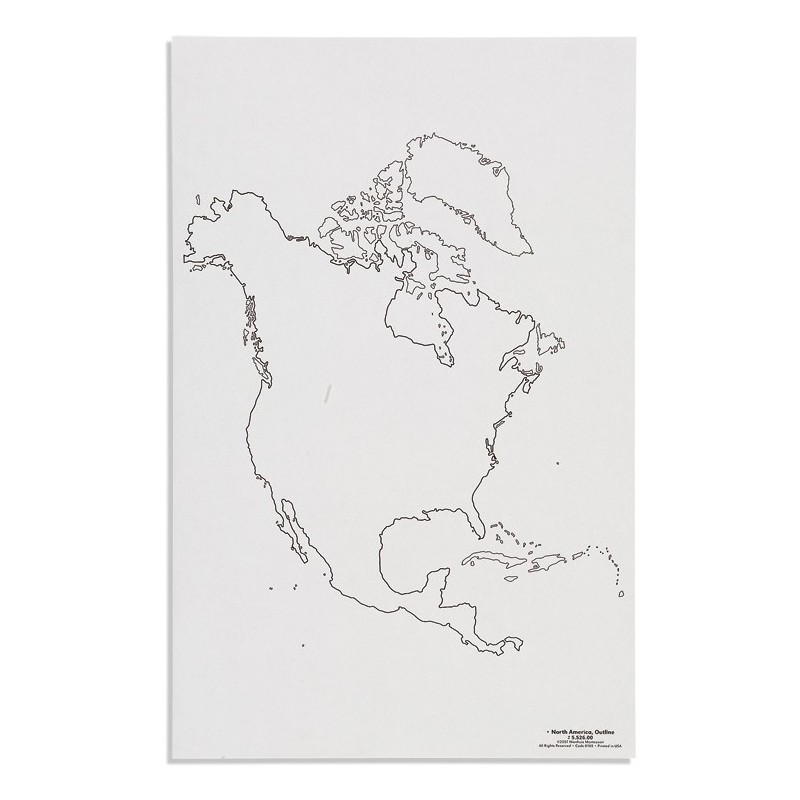 North America: Outline (50) North America: Outline (50)