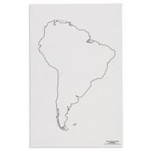 Südamerika, Umriss (50)