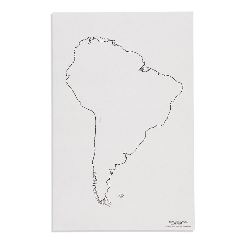 South America: Outline (50) South America: Outline (50)
