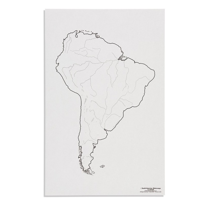 South America: Waterways (50) South America: Waterways (50)