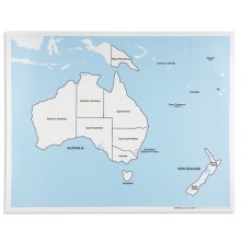 Kontrolná mapa Austrálie: Označené