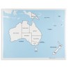 Kontrolná mapa Austrálie: Označené Kontrolná mapa Austrálie: Označené