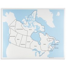 Canada Control Map: Labeled