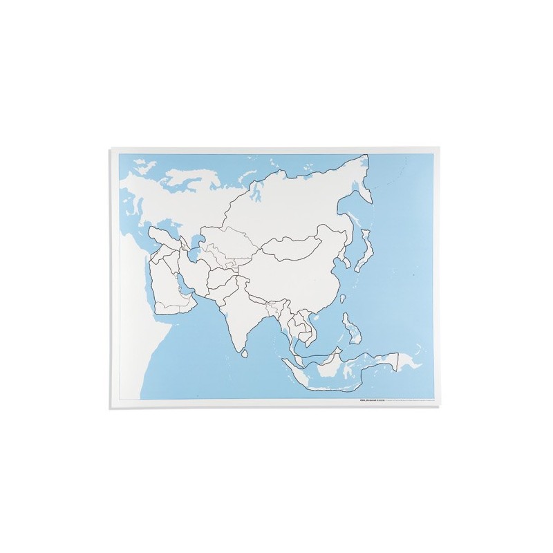 Asia Control Map: Unlabeled Asia Control Map: Unlabeled