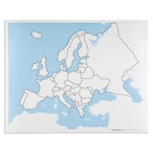 Europe Control Map: Unlabeled
