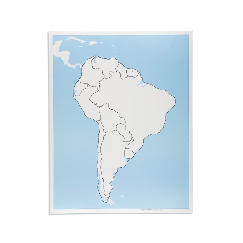 South America Control Map: Unlabeled South America Control Map: Unlabeled