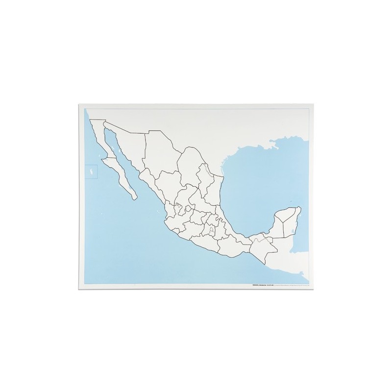 Mexico Control Map: Unlabeled Mexico Control Map: Unlabeled
